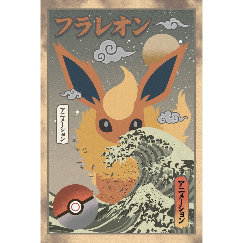 God of Cards: Acrylic Art Pokemon Flareon Japanese Produktbild