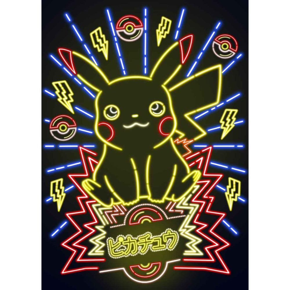 God of Cards: Acrylic Art Pokemon Pika Neon Yellow Produktbild