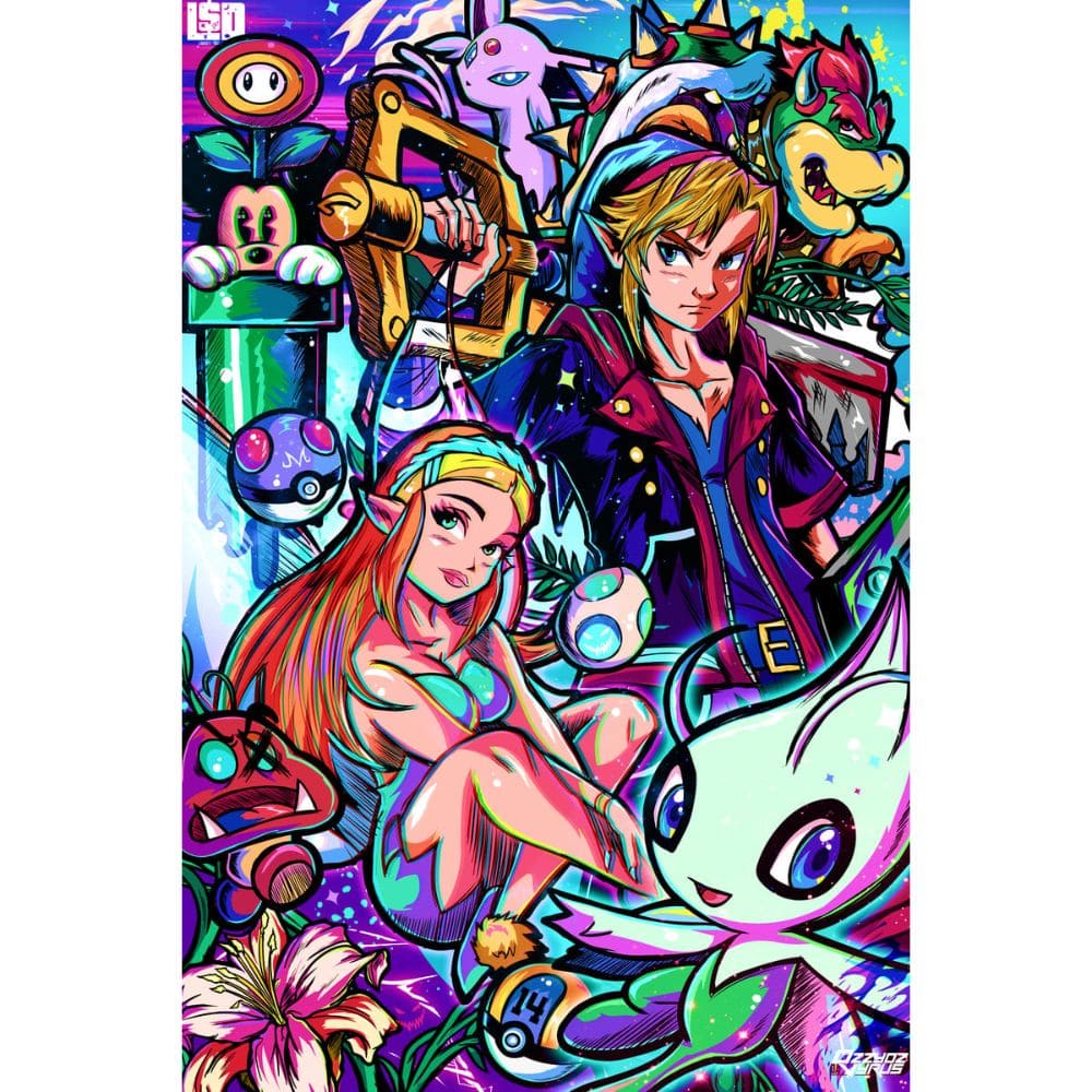 God of Cards: Acrylic Art Zelda Kingdom of Zelda Produktbild