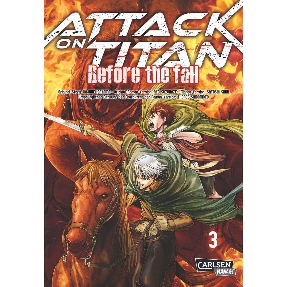 God of Cards: Attack on Titan Manga Before the Fall - Band 3 Deutsch Produktbild