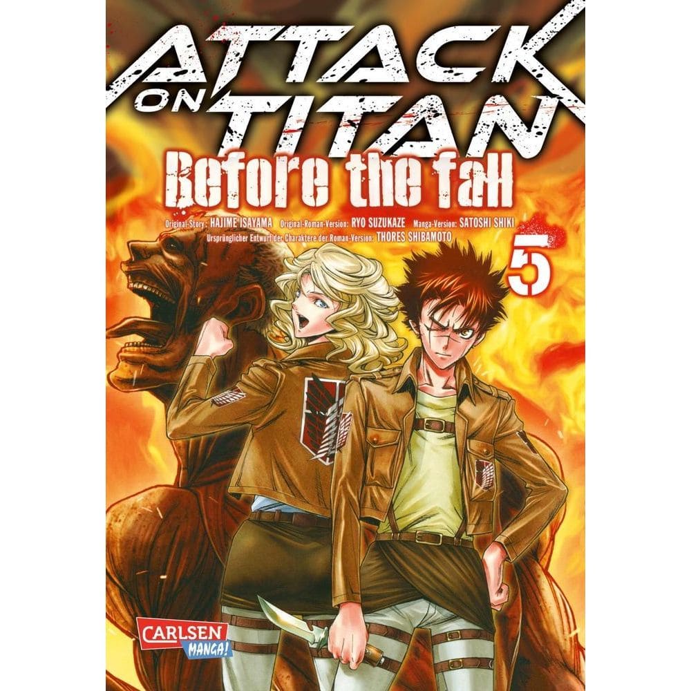 God of Cards: Attack on Titan Manga Before the Fall - Band 5 Deutsch Produktbild