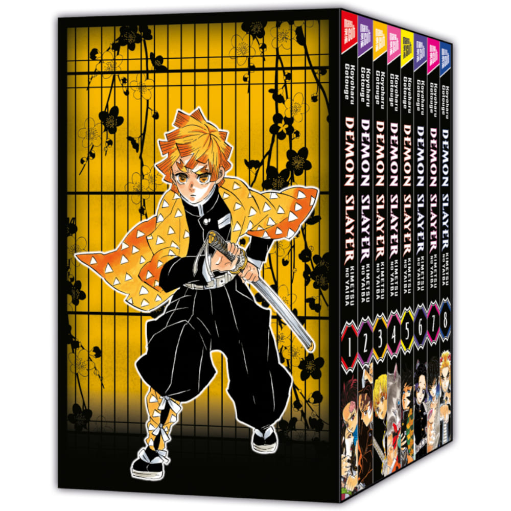 God of Cards: Demon Slayer Manga Kimetsu no Yaiba Sammelschuber 1-8 Deutsch Produktbild