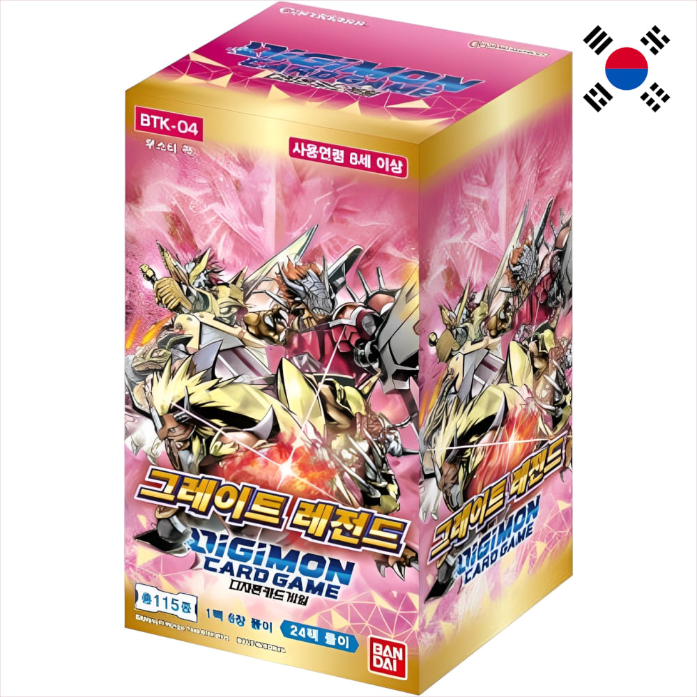 God of Cards: Digimon Great Legend Display Koreanisch Produktbild