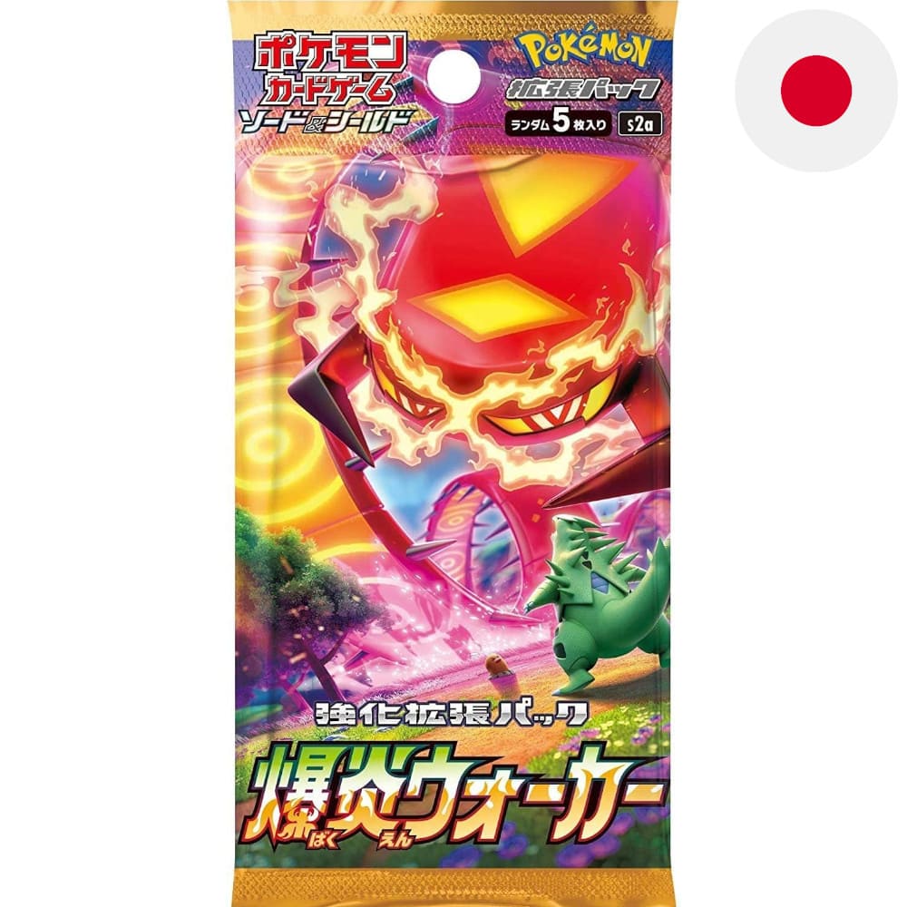 God of Cards: Pokemon Explosive Flame Walker Booster Japanisch Produktbild