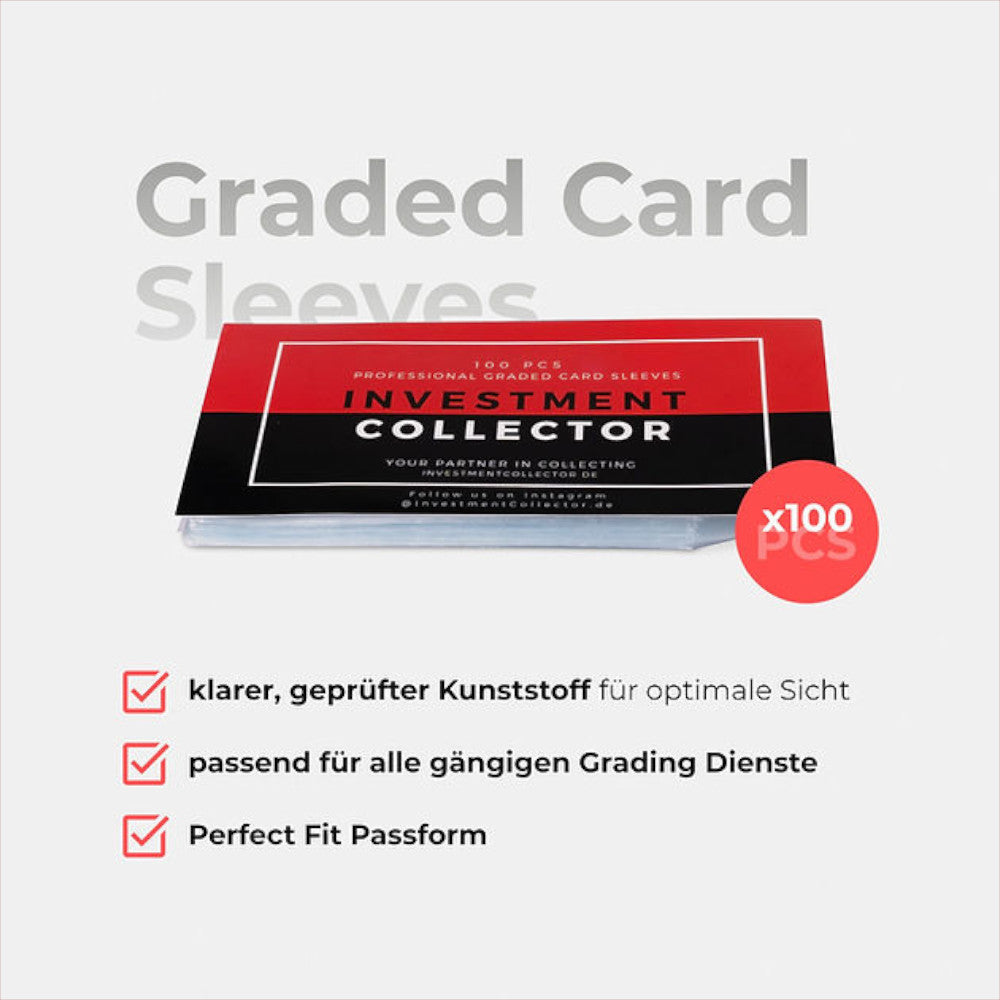 God of Cards: Investment Collector Grade Cards Sleeves PSA 100 Stück Produktbild