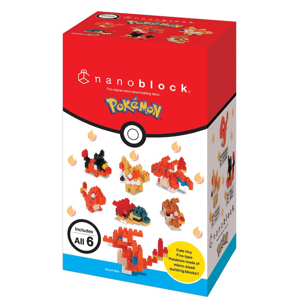 God of Cards: Nanoblock Pokemon Feuer Pokemon Box Produktbild 8