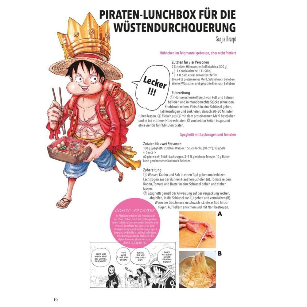 God of Cards: One Piece Kochbuch Sanjis leckere Piratenrezepte Deutsch 2 Produktbild