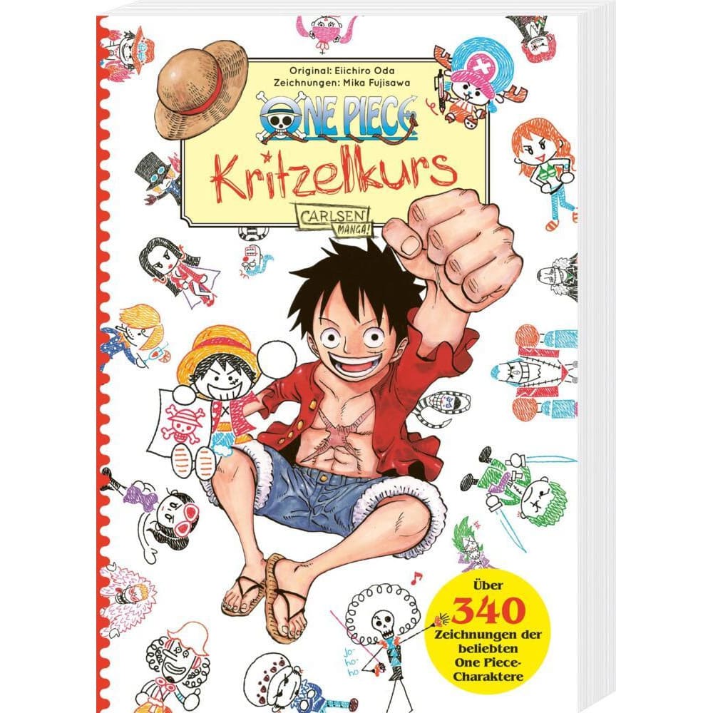 God of Cards: One Piece Malbuch Kritzelkurs Deutsch Produktbild