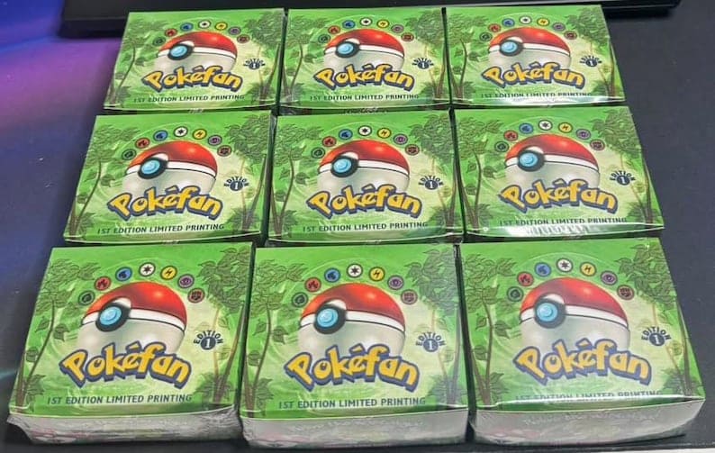 Pokéfan <br> Jungle Set <br> 18er Display <br> 1st Edition <br> Englisch