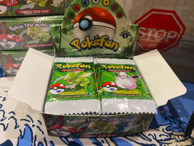 Pokéfan <br> Jungle Set <br> 18er Display <br> 1st Edition <br> Englisch