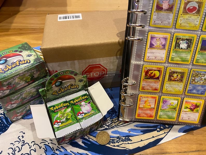 Pokéfan <br> Jungle Set <br> 18er Display <br> 1st Edition <br> Englisch