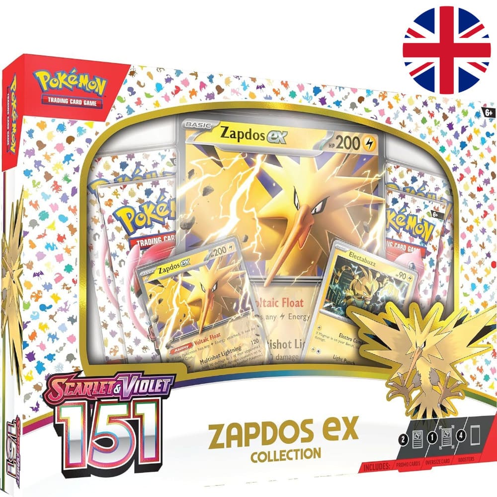 God of Cards: Pokemon 151 Collection Zapdos EX Englisch Produktbild