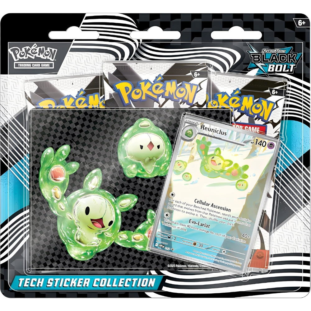 God of Cards: Pokemon Black Bolt Tech Sticker Collection Produktbild