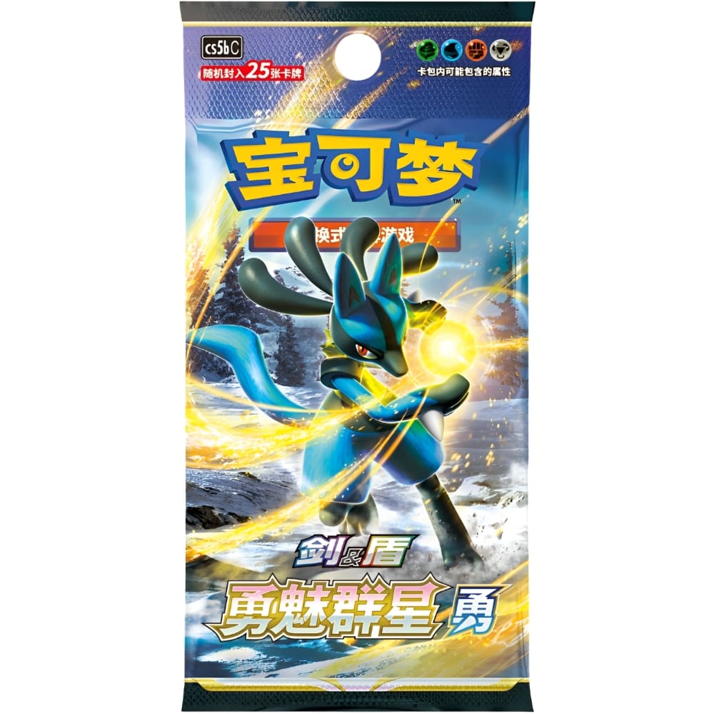 God of Cards: Pokemon Brave Stars - Lucario Jumbo Booster S-Chinesisch Produktbild