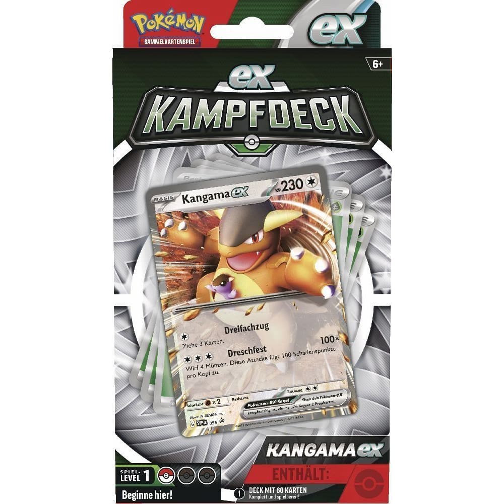 God of Cards: Pokemon EX Kampfdeck Kangama EX Produktbild