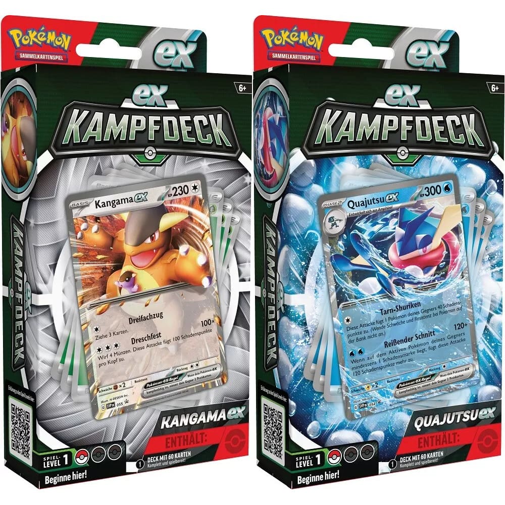 God of Cards: Pokemon EX Kampfdeck Kangama EX  Quajutsu EX Produktbild