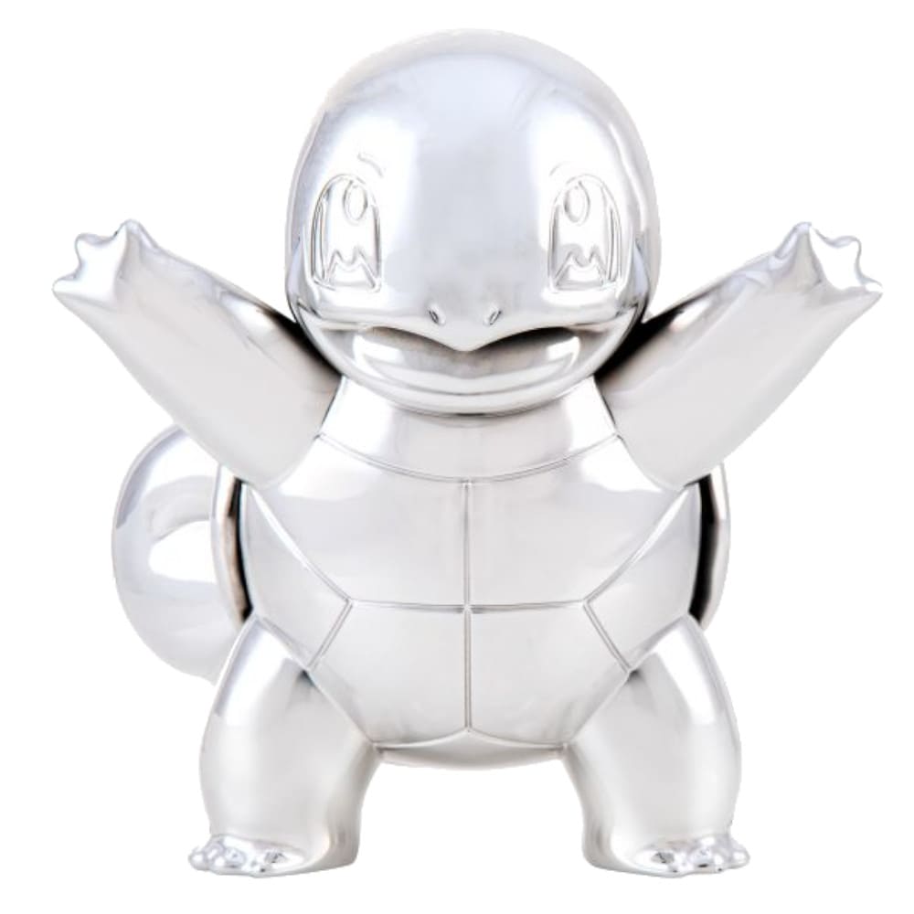 Pokemon <br> Figur <br> Squirtle Silver 7cm - God Of Cards