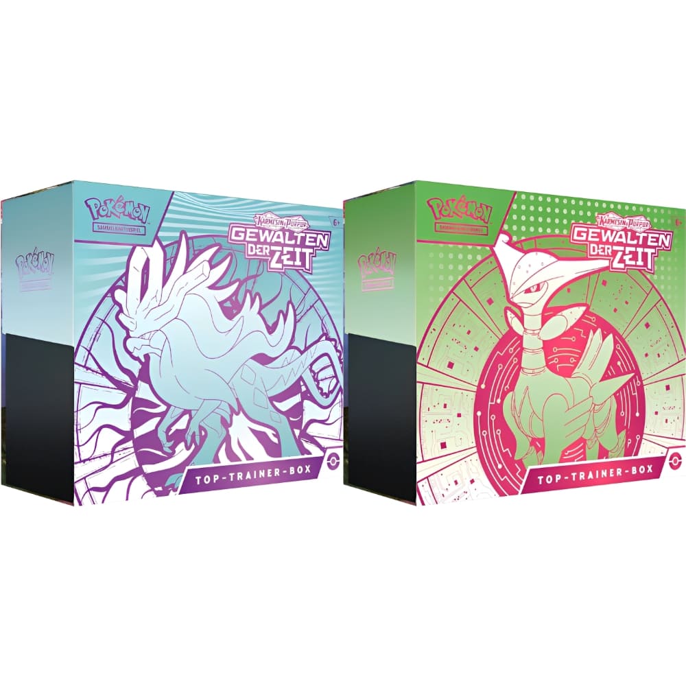 God of Cards: Pokemon Gewalten der Zeit Top-Trainer-Box Windewoge  Eisenblatt Produktbild