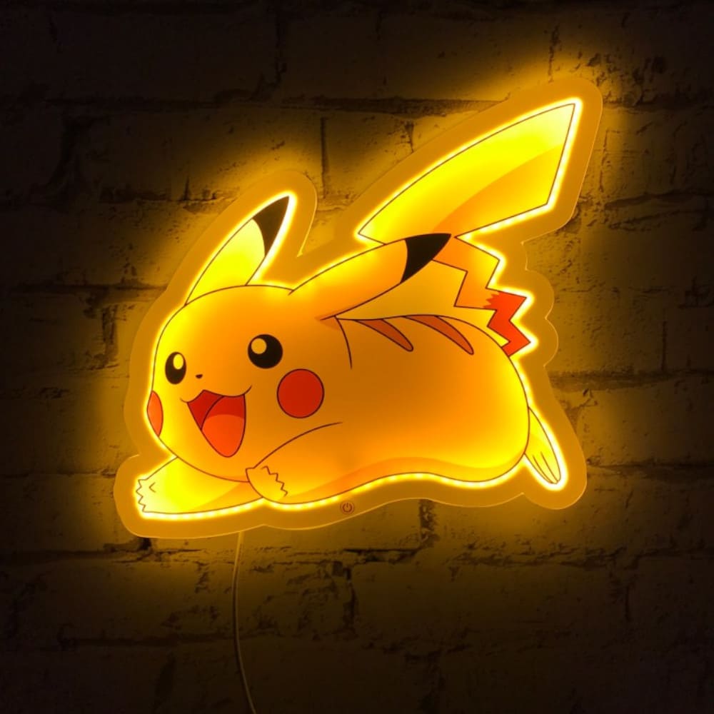 God of Cards: Pokemon LED Wandleuchte Pikachu 22cm 1 Produktbild