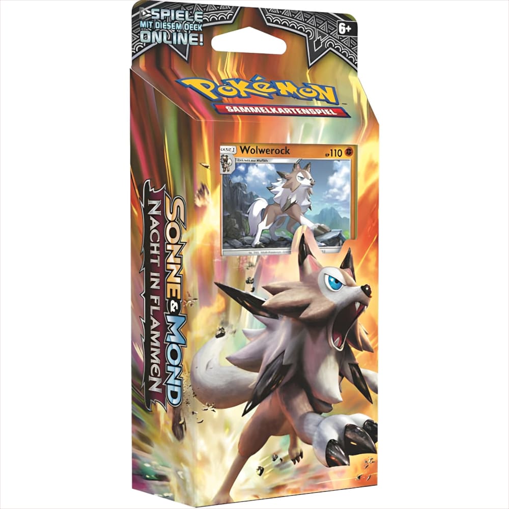 God of Cards: Pokemon Nacht in Flammen Themendeck Wolverock Produktbild