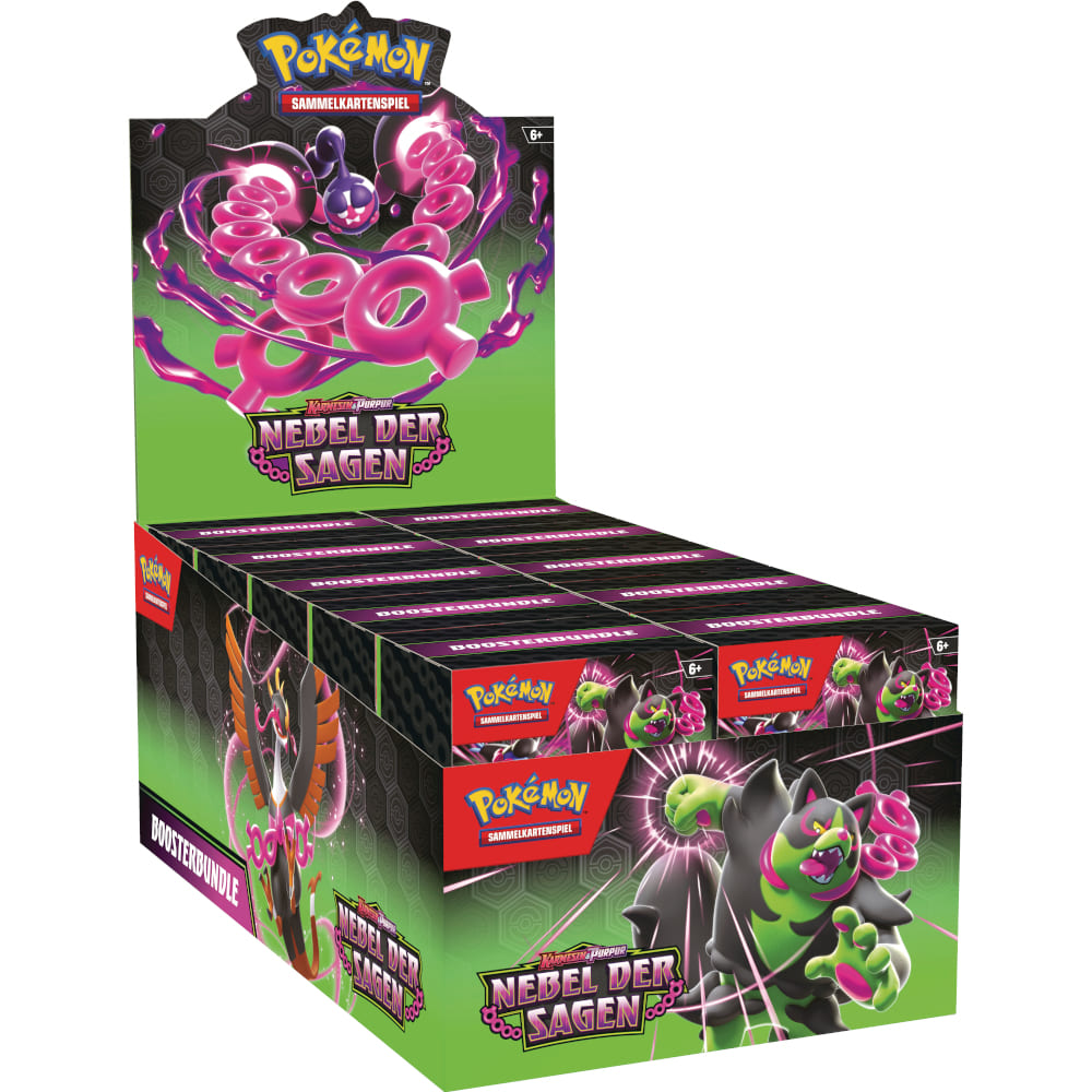 God of Cards: Pokemon Nebel der Sagen Booster Bundle Display Produktbild