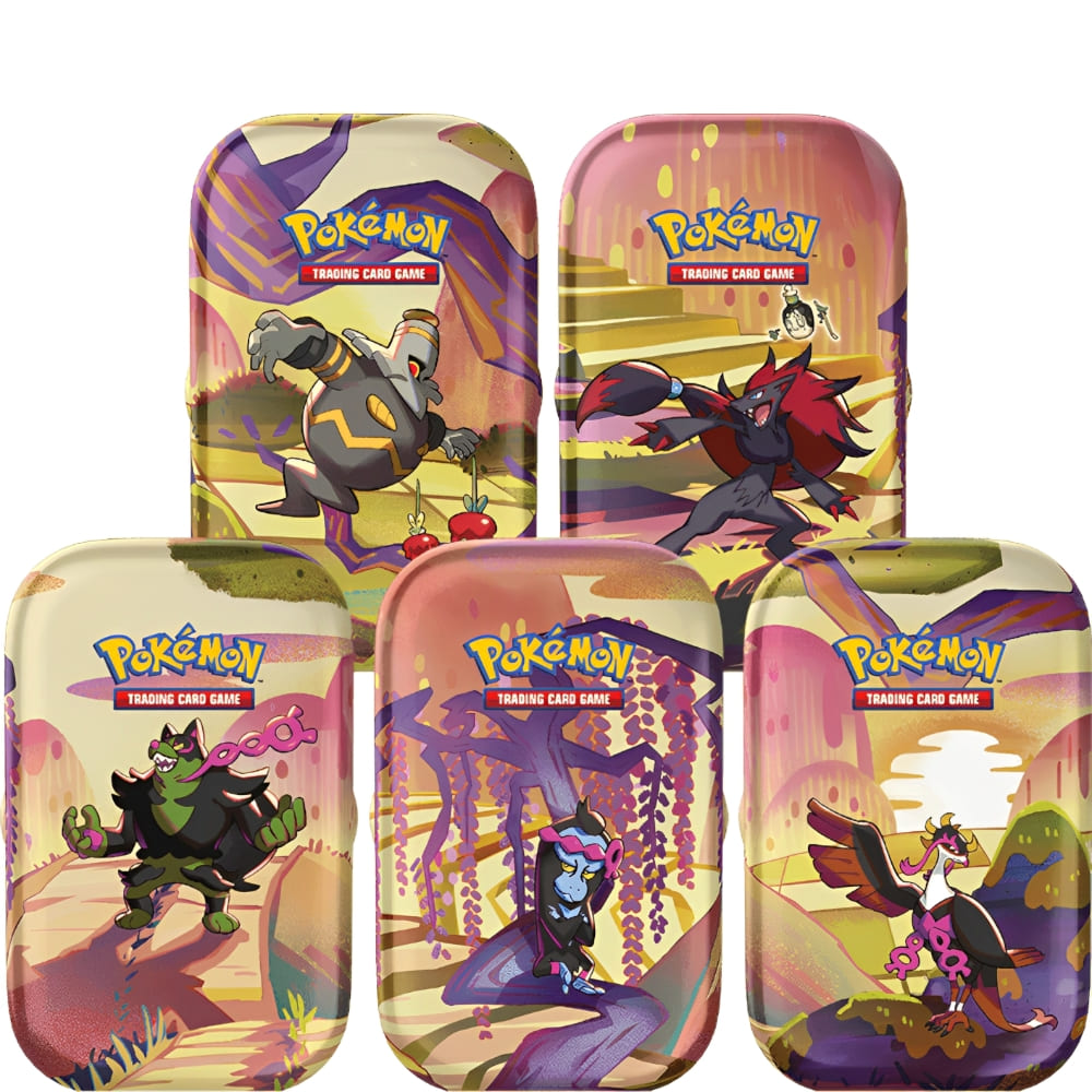 God of Cards: Pokemon Nebel der Sagen Mini-Tin Benesaru  Beatori  Boninu  Zwirrfinst  Zoroark Produktbild