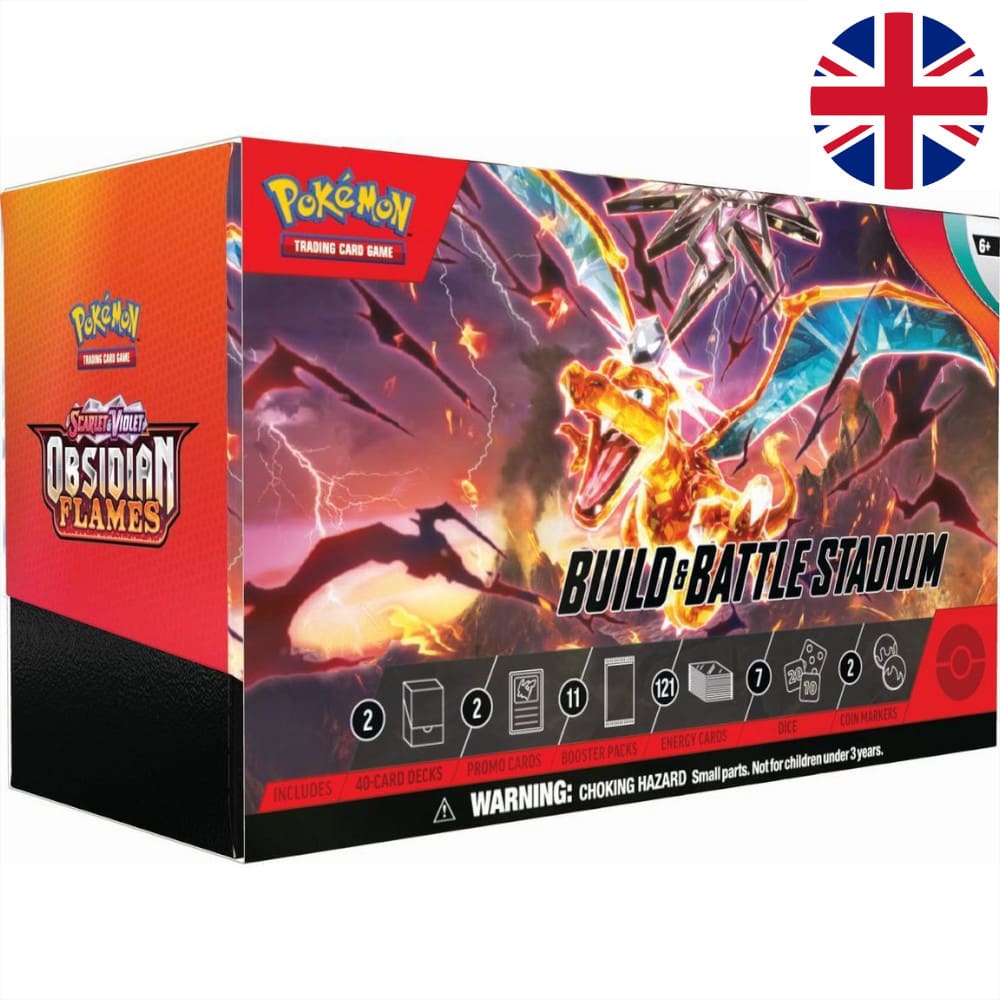 God of Cards: Pokemon Obsidian Flames Build Battle Stadium Box Produktbild