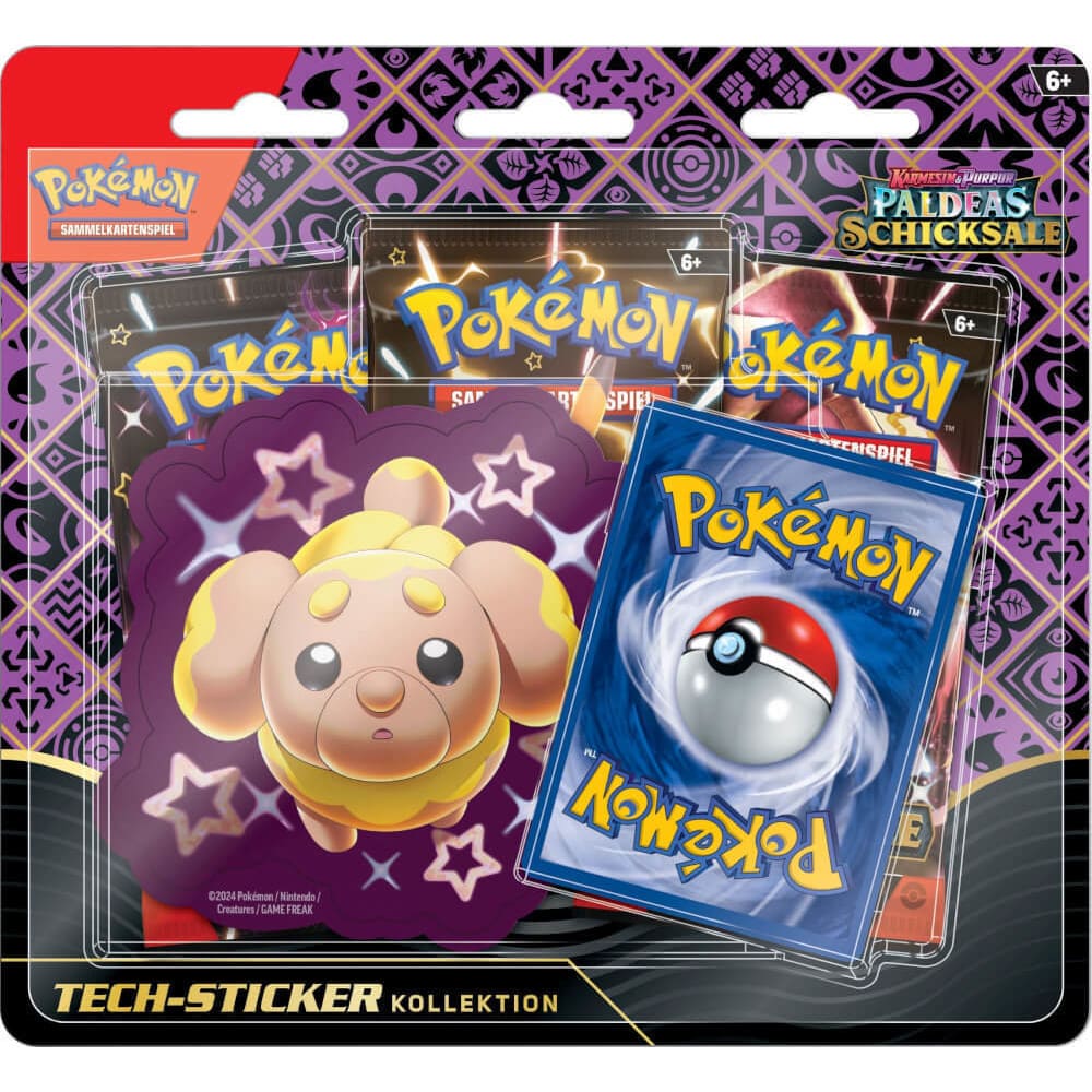 God of Cards: Pokemon Paldeas Schicksale Tech Sticker Collection Hefel Produktbild