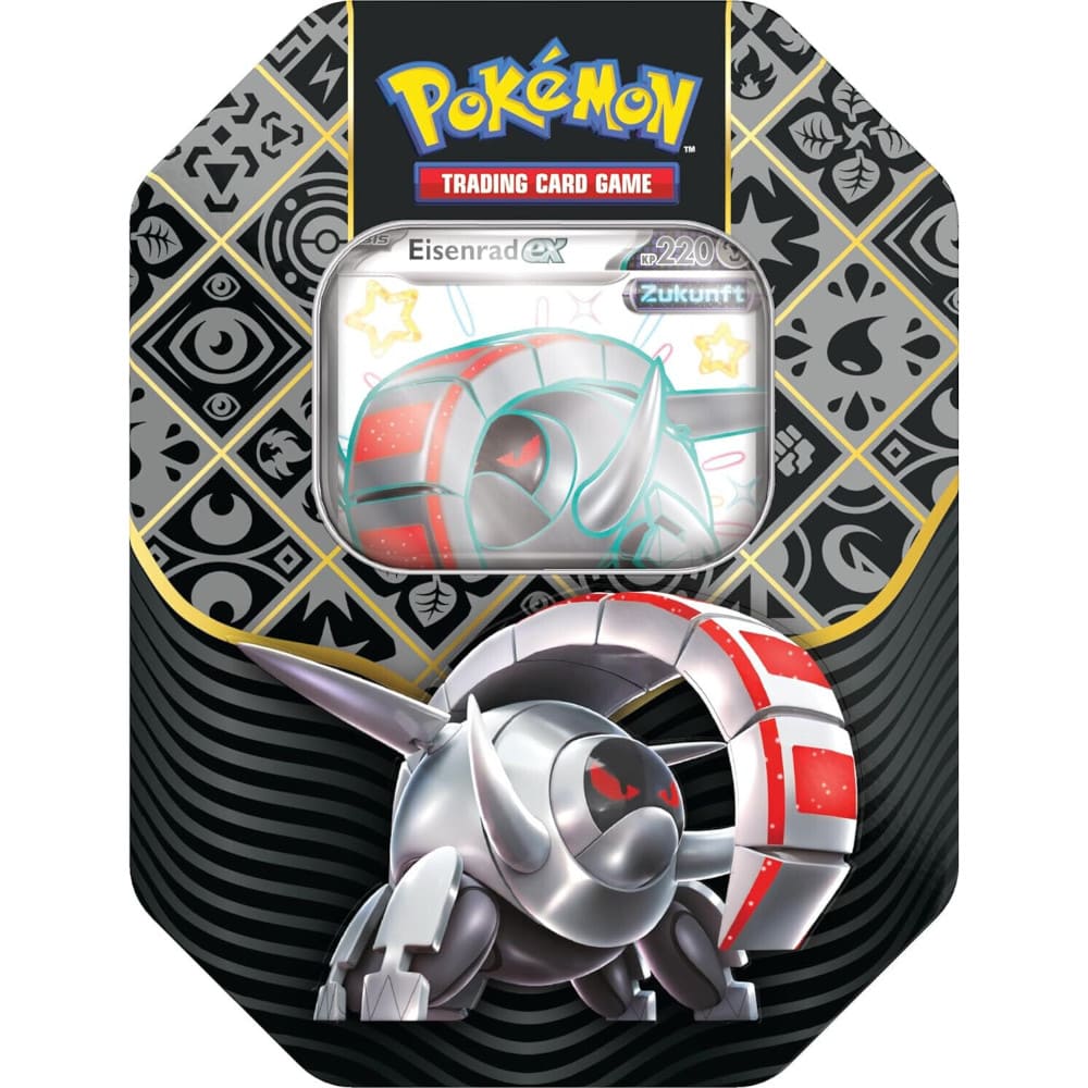 God of Cards: Pokemon Paldeas Schicksale Tin Box Eisenrad EX Produktbild