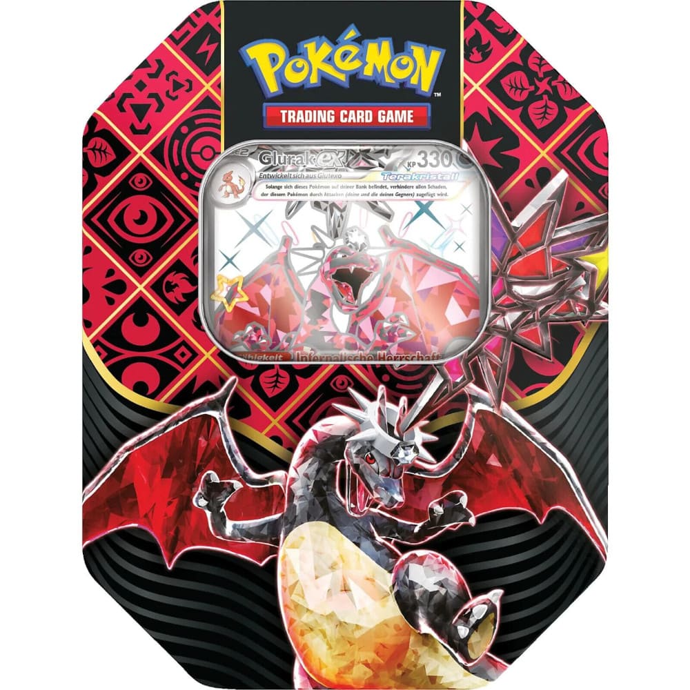 God of Cards: Pokemon Paldeas Schicksale Tin Box Glurak EX Produktbild