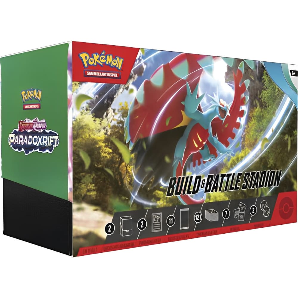 God of Cards: Pokemon Paradoxrift Build & Battle Stadion Box Produktbild