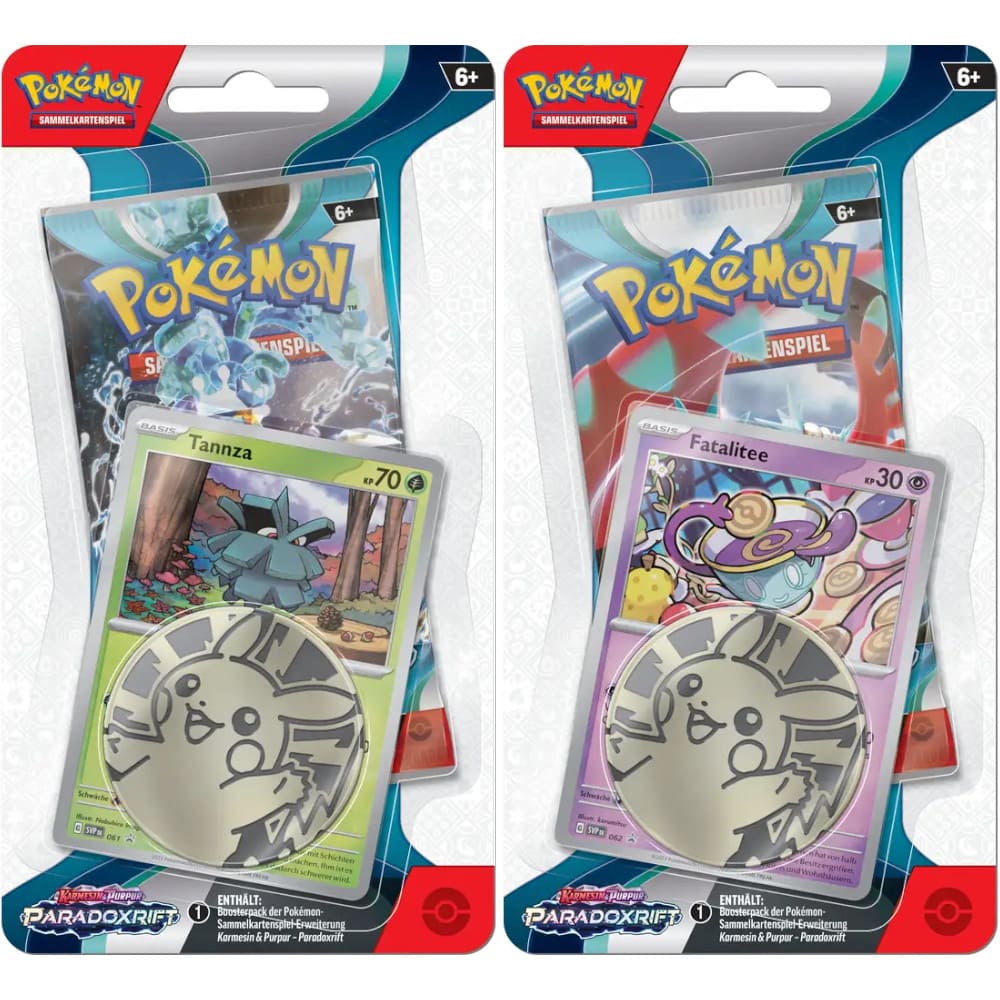 God of Cards: Pokemon Paradoxrift Checklane Blister Tannza  Fatalitee Produktbild