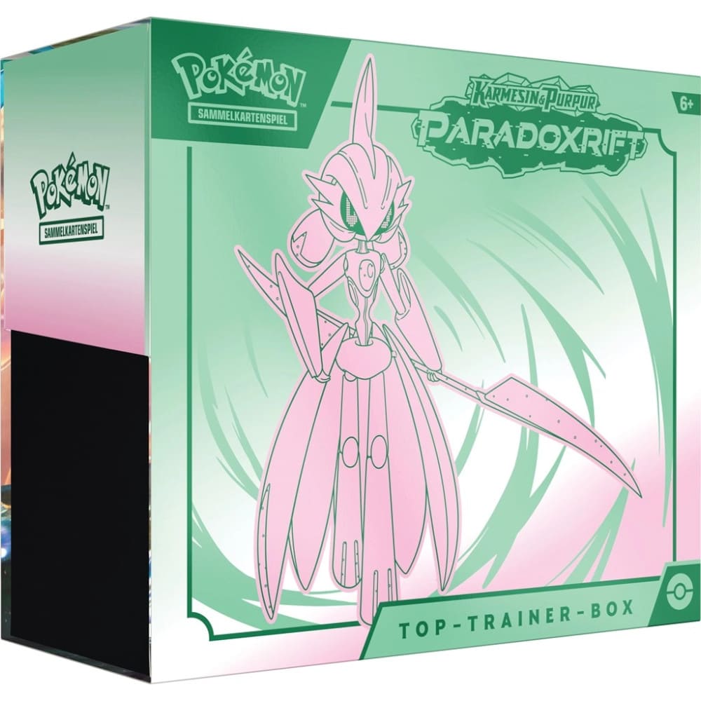 God of Cards: Pokemon Paradoxrift Top Trainer Box Eisenkrieger Produktbild