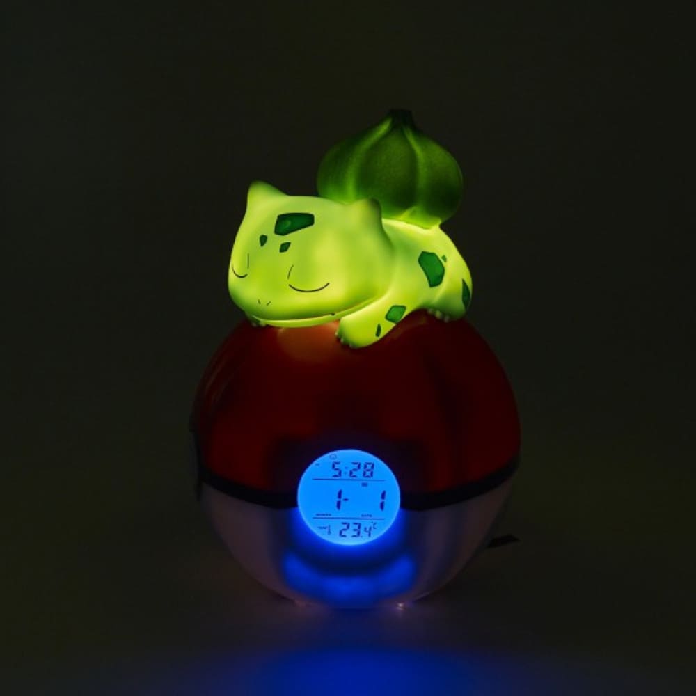 God of Cards: Pokemon Pokeball-Wecker mit Leuchtfunktion Bisasam 18cm 1 Produktbild