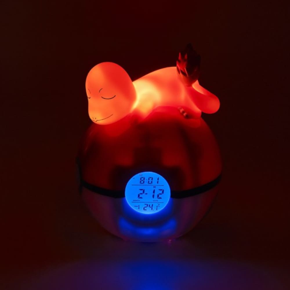 God of Cards: Pokemon Pokeball-Wecker mit Leuchtfunktion Glumanda 18cm 1 Produktbild