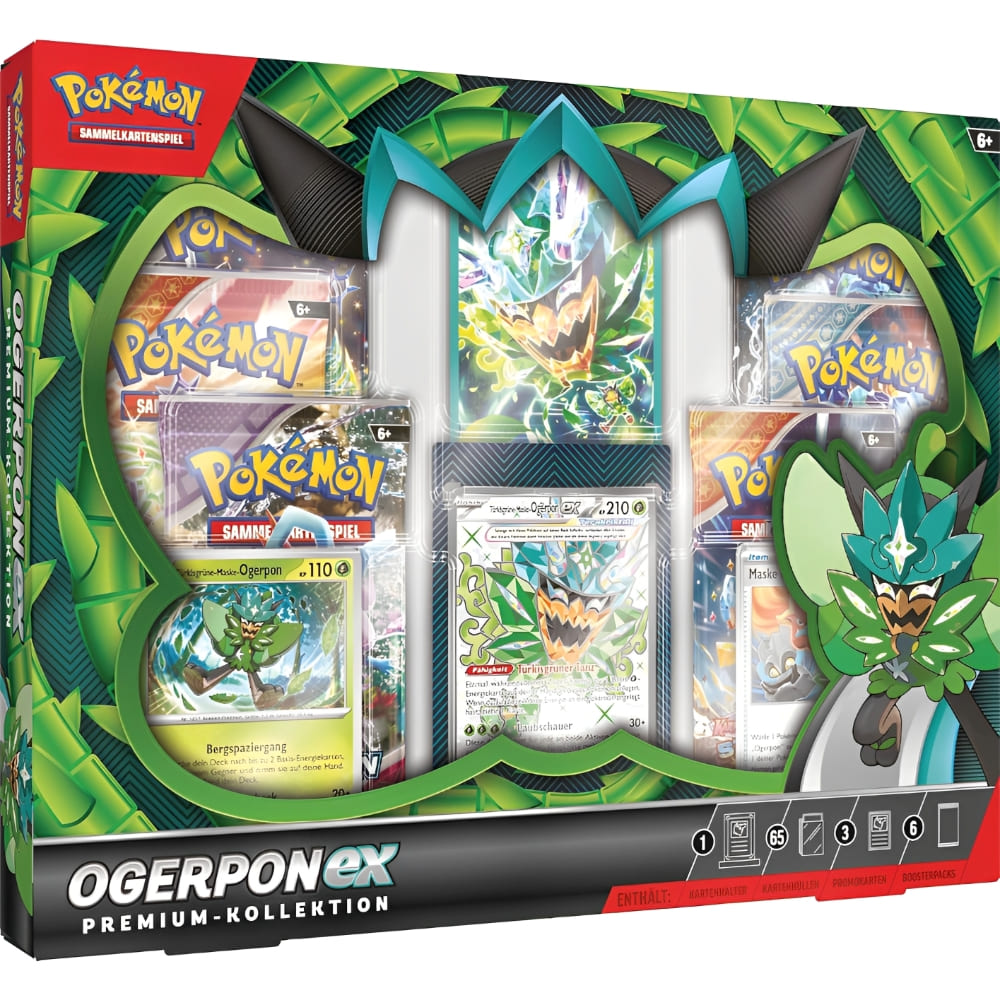 God of Cards: Pokemon Premium-Kollektion Ogerpon ex Produktbild