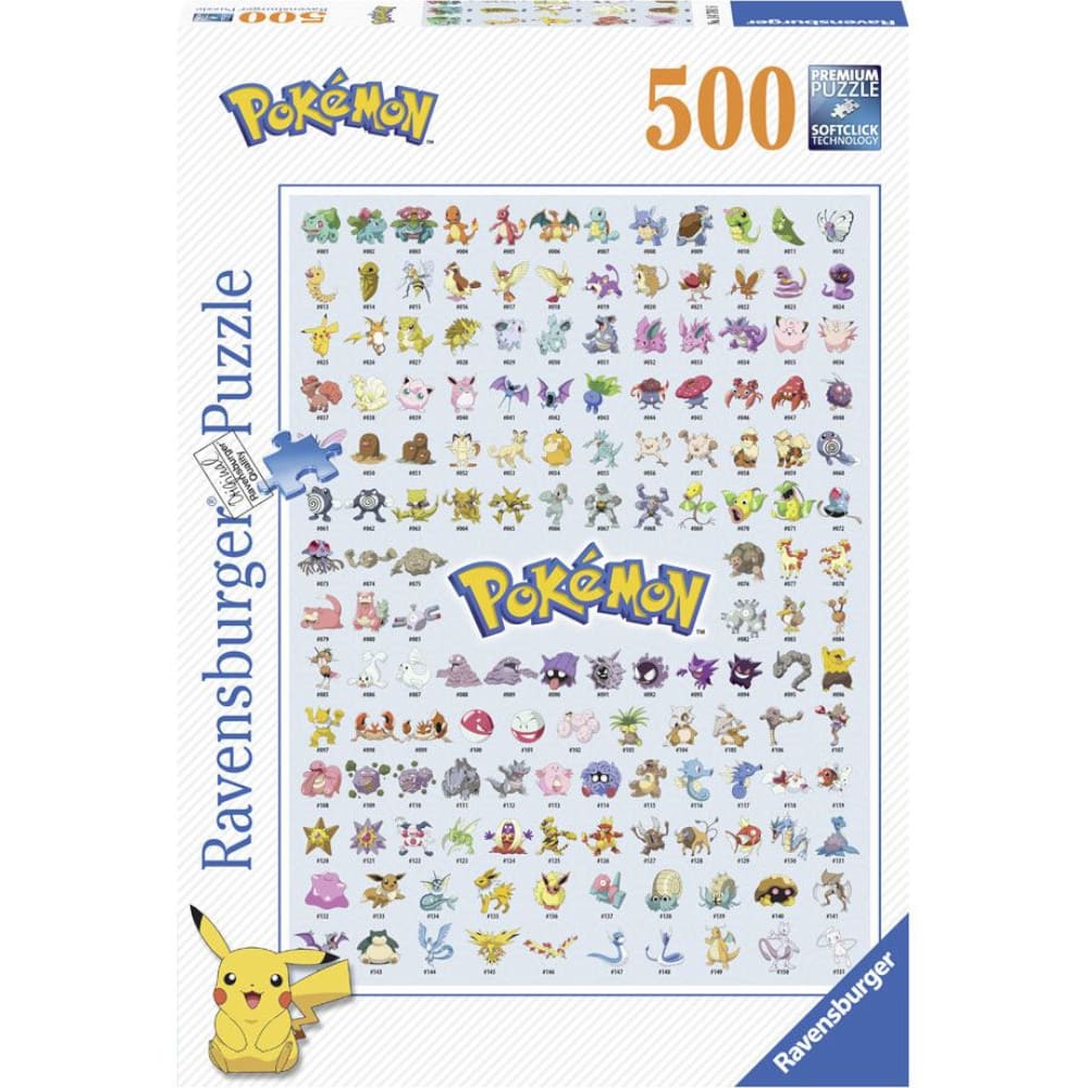 God of Cards: Pokemon Puzzle Group Pokédex 500 Teile Produktbild