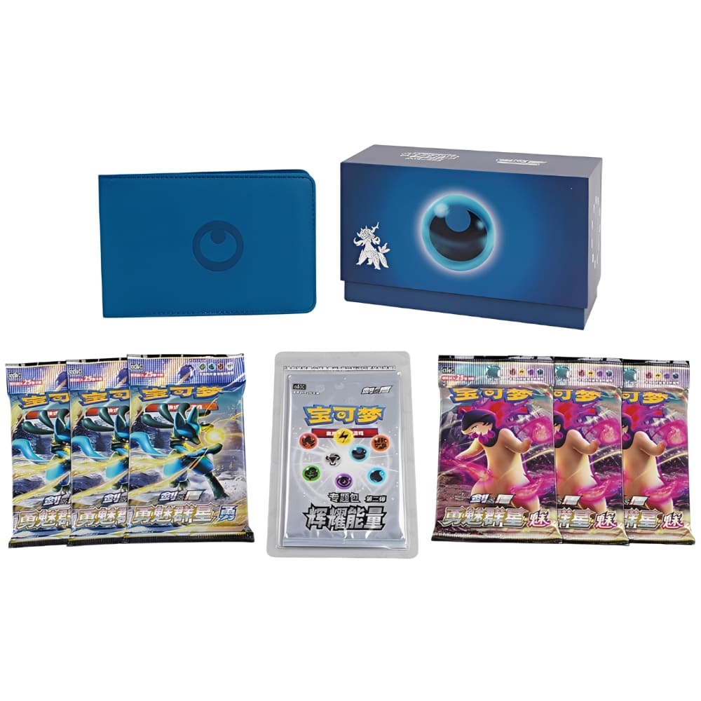 God of Cards: Pokemon Radiant Energy Gift Box Darkness S-Chinesisch Inhalt