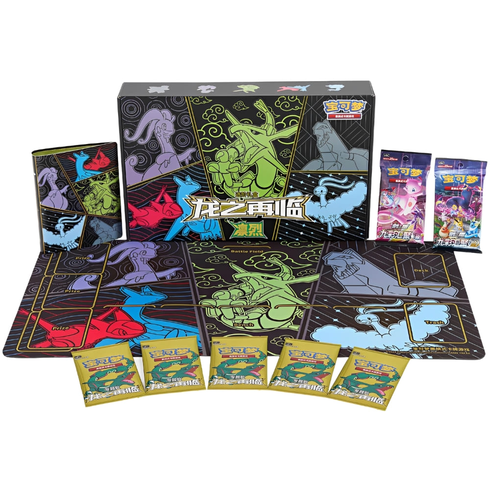 God of Cards: Pokemon Return of the Dragon Gift Box Rayquaza S-Chinesisch Produktbild 1