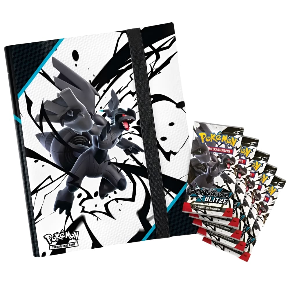 God of Cards: Pokemon Schwarze Blitze Ordner-Kollektion Inhalt