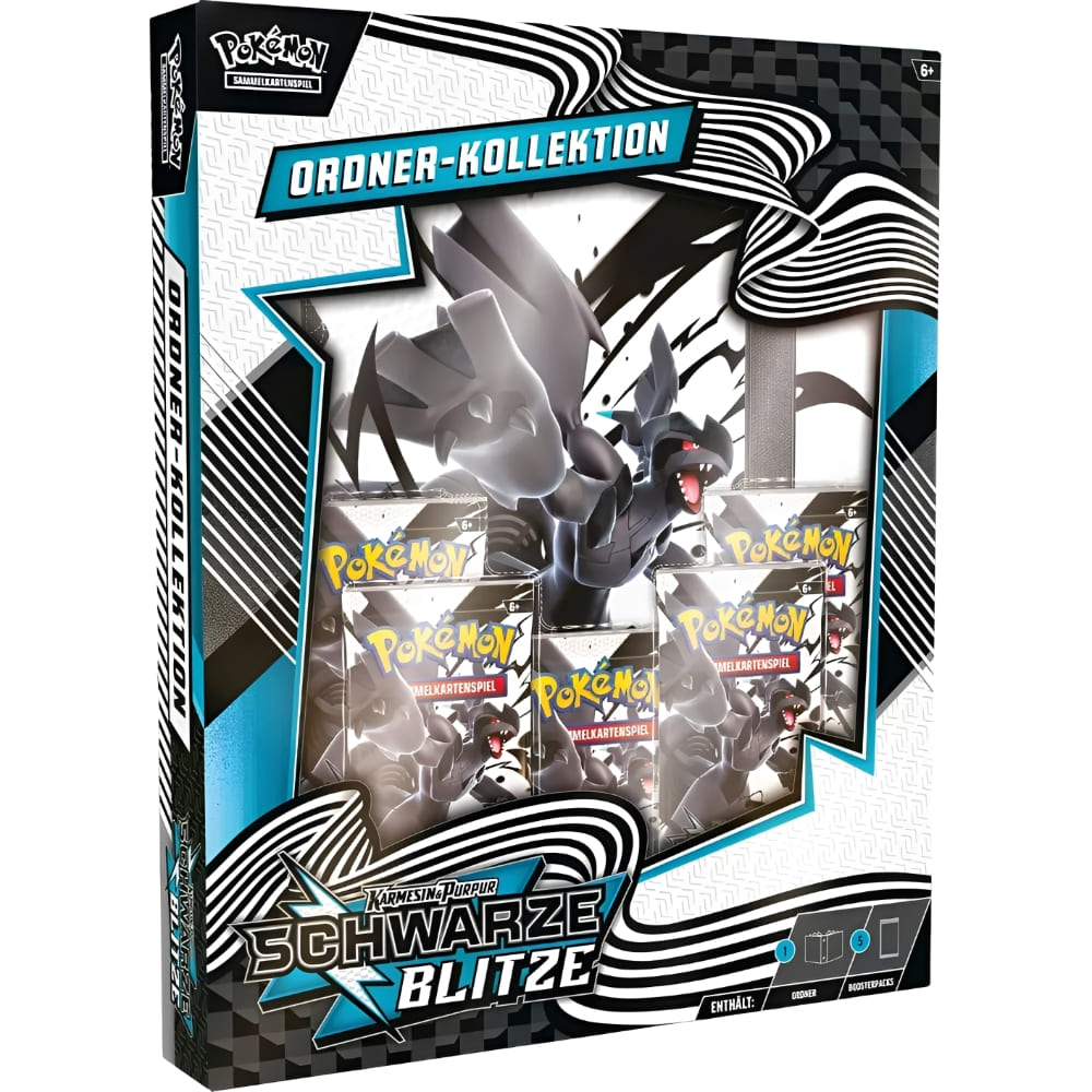 God of Cards: Pokemon Schwarze Blitze Ordner-Kollektion Produktbild