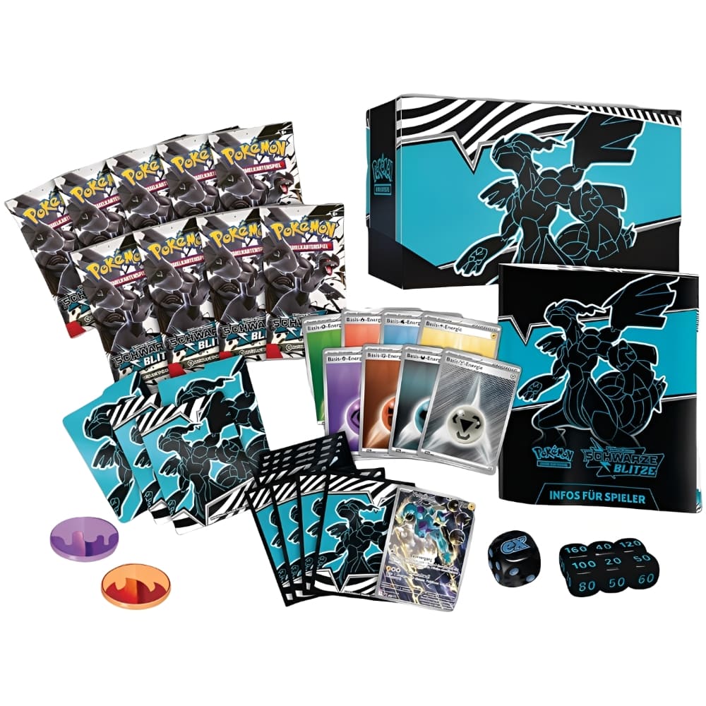 God of Cards: Pokemon Schwarze Blitze Top-Trainer-Box Inhalt