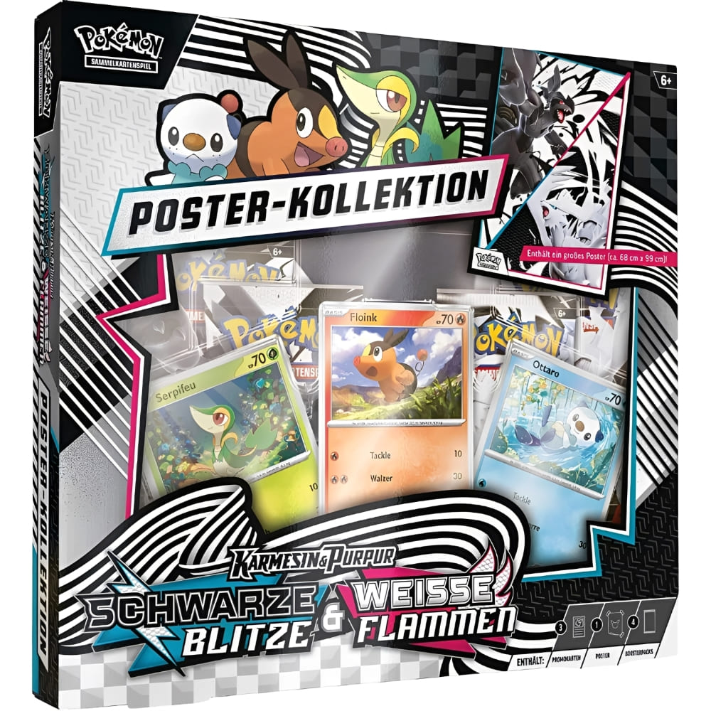 God of Cards: Pokemon Schwarze Blitze & Weisse Flammen Poster-Kollektion Produktbild
