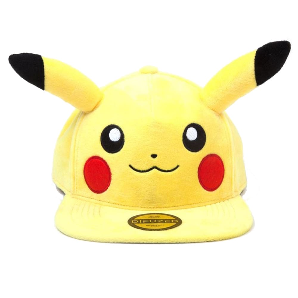 God of Cards: Pokémon Snapback Cap Pikachu Plush (Unisex) Produktbild