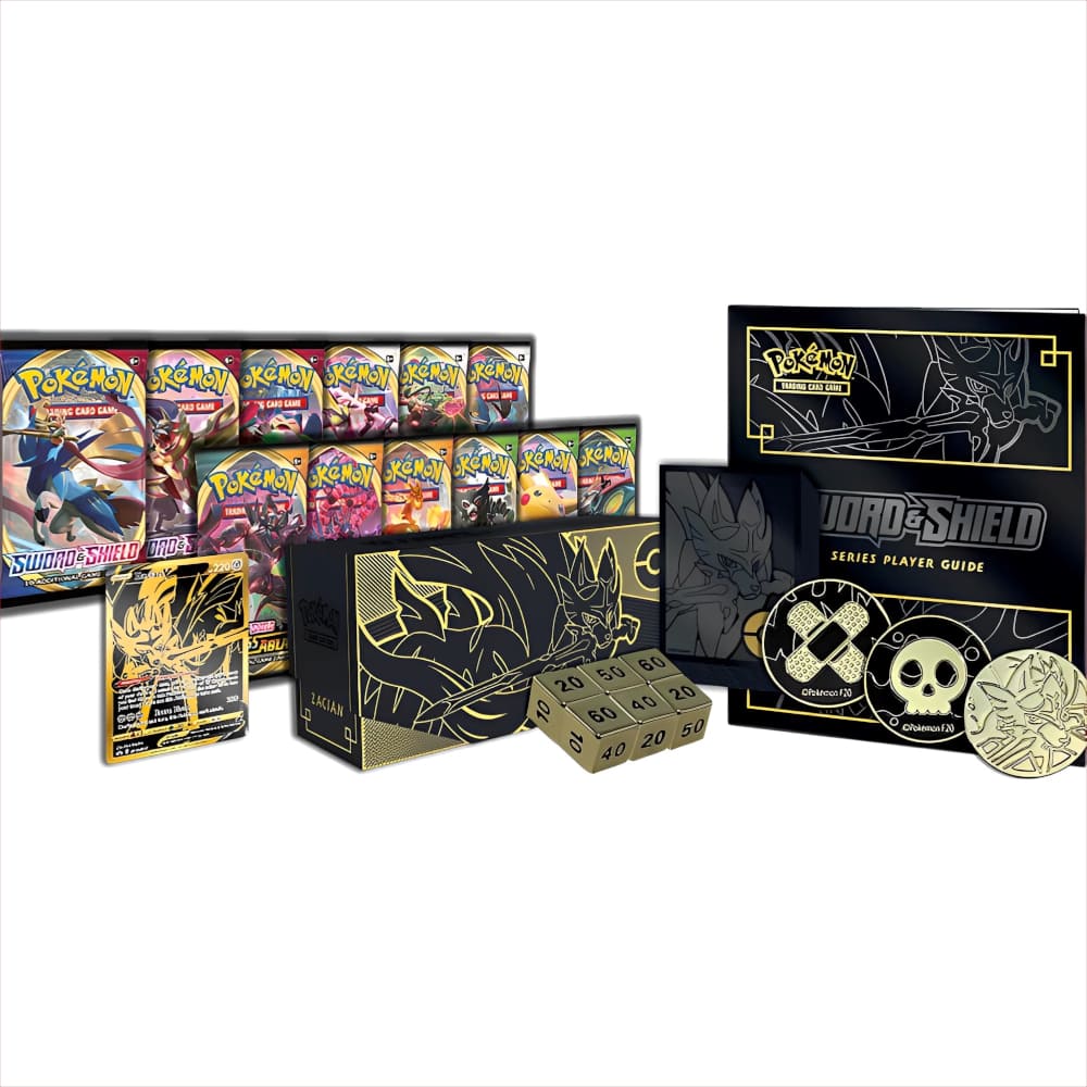 God of Cards: Pokemon Sword & Shield Elite Trainer Box Plus Zacian 1 Produktbild