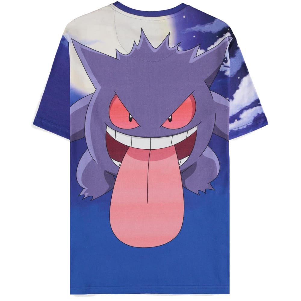Pokémon <br> T-Shirt <br> Gengar Digital Printed (Men) - God Of Cards