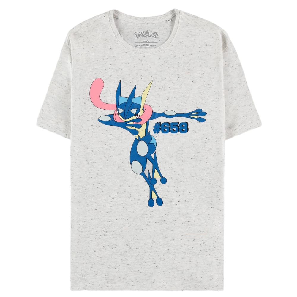 God of Cards: Pokémon T-Shirt Greninja Grey (Men's) Produktbild