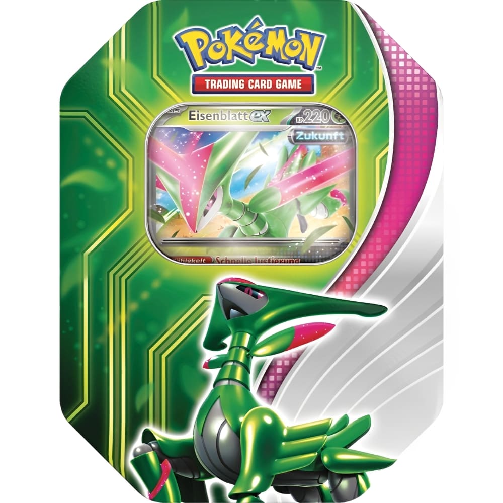 God of Cards: Pokemon Tin Box Paradoxclash Eisenblatt ex Produktbild