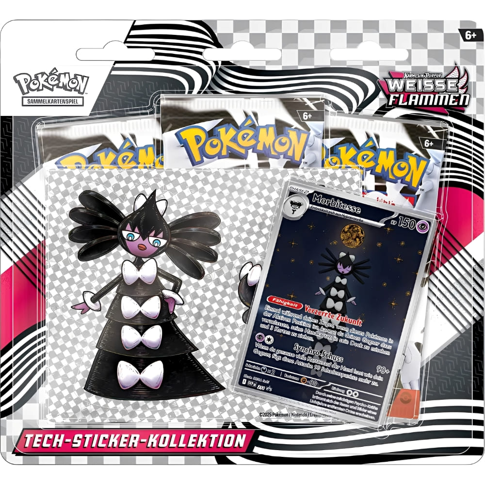 God of Cards: Pokemon Weisse Flammen Tech-Sticker-Kollektion Morbitesse Produktbild