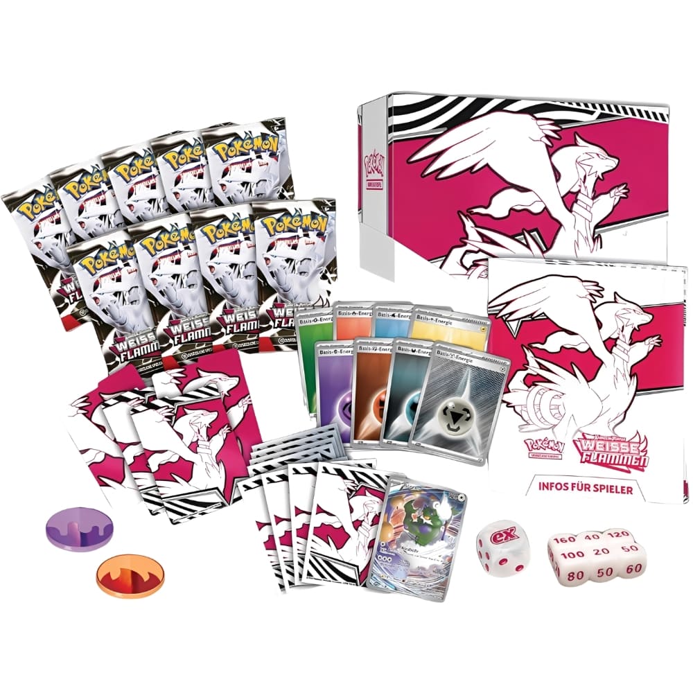 God of Cards: Pokemon Weisse Flammen Top-Trainer-Box Inhalt